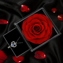 将图片加载到图库查看器,Permanent Rose Gift Box, Love Rose Multi Pendant Necklace, Women's Simple and Exquisite Jewelry, Gift for Mother, Lover, Best Friend, New Year's Gift, Mother's Day Gift, Birthday Gift, Party, Thanksgiving Gift, Allergen resis