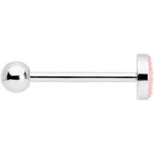 将图片加载到图库查看器,Pink Mermaid Scale Barbell Tongue Ring