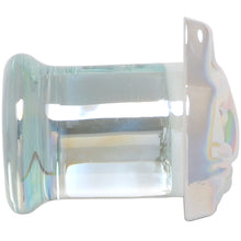Load image into Gallery viewer, Aurora White Glass Double Flare Kitty Cat Plug Set 6mm to 25mm