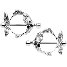 将图片加载到图库查看器,14G 9/16 Angelic Angelfish Nipple Shield Set