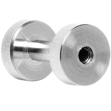 将图片加载到图库查看器,2G Steel Double Flare Screw Fit Tunnel Plug Set