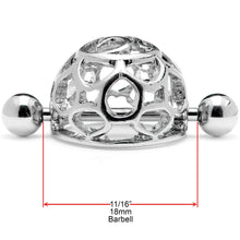将图片加载到图库查看器,14G 9/16 Framework Dome Geometric Nipple Shield Set
