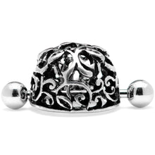 将图片加载到图库查看器,14G 9/16 Framework Twining Vines Nipple Shield Set