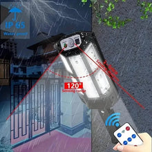 Load image into Gallery viewer, 6500K Bright LED Solar Wall Light 3 Lighting Mode Light