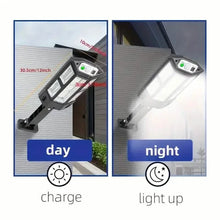 Load image into Gallery viewer, 6500K Bright LED Solar Wall Light 3 Lighting Mode Light