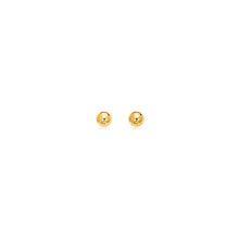 Load image into Gallery viewer, 14k Yellow Gold Polished Round Stud Earrings