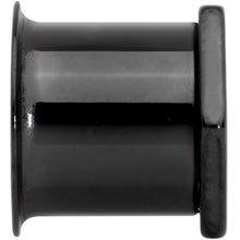 Load image into Gallery viewer, Black Geometric Hexagon Double Flare Tunnel Plug Set 3mm to 25mm