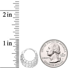 Load image into Gallery viewer, 16G 3/8 Triple Chain Hinged Septum Ring