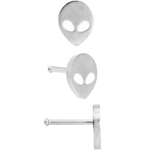 Load image into Gallery viewer, 20G 1/4 Multicolor Aliens Nose Bone Set of 4
