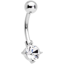 Load image into Gallery viewer, Clear Gem Gold Tone When Pigs Fly Belly Ring Set of 4