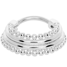 将图片加载到图库查看器,16G 3/8 Delicate Dots Hinged Septum Ring