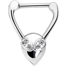 将图片加载到图库查看器,16G 3/8 Clear Gem Alien Septum Clicker