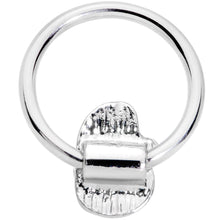 将图片加载到图库查看器,16G 3/8 Clear Gem Happy Santa BCR Captive Ring