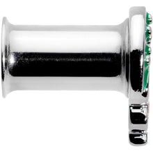 Load image into Gallery viewer, Christmas Wreath Double Flare Tunnel Plug Set 2G to 1 Inch