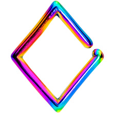 将图片加载到图库查看器,16G Rainbow Rhombus Closure Ring