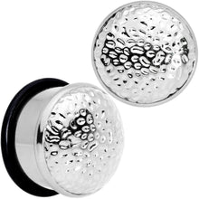 将图片加载到图库查看器,Hammered Finish Single Flare Plug Set 6mm to 16mm Sizes