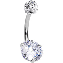 将图片加载到图库查看器,Clear Gem Days of Disco Belly Ring