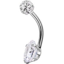 将图片加载到图库查看器,Clear Gem Days of Disco Belly Ring