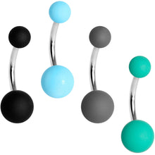 Load image into Gallery viewer, Got The Blues Belly Ring Set of 4