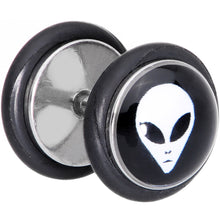 将图片加载到图库查看器,Black White Outer Space Alien Cheater Plug