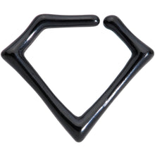 将图片加载到图库查看器,16G 5/16 Black Rhombus Closure Ring