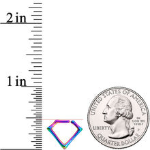 将图片加载到图库查看器,16G 5/16 Rainbow Rhombus Closure Ring