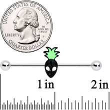 将图片加载到图库查看器,14G Green Black Sneaky Pineapple Alien 38mm