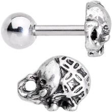 Load image into Gallery viewer, 16G 1/4 Join the Circus Elephant Cartilage Tragus Earring