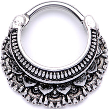 Load image into Gallery viewer, 16G 3/8 Elegant Design Septum Clicker
