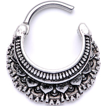 Load image into Gallery viewer, 16G 3/8 Elegant Design Septum Clicker