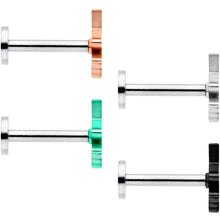 Load image into Gallery viewer, 16G 5/16 Multicolor Unicorn Internally Threaded Labret Set of 4