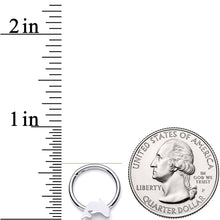 将图片加载到图库查看器,16G 3/8 Leaping Dolphin Hinged Segment Ring