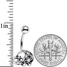 Load image into Gallery viewer, Whimsical Round Antique Elephant Belly Ring