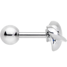 将图片加载到图库查看器,16G 1/4 Ring of Planet Saturn Cartilage Tragus Earring
