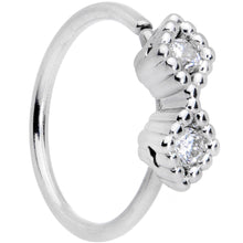 Load image into Gallery viewer, 20G 5/16 Clear CZ Gem Infinity Symbol Seamless Circular Ring