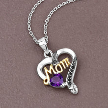 将图片加载到图库查看器,0.48 Carat Genuine Amethyst and Black Spinel .925 Sterling Silver Pendant