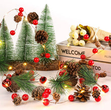 Load image into Gallery viewer, 6.5Ft. 20 LED Christmas Garland with Lights