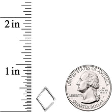 Load image into Gallery viewer, 16G Simply Steel Rhombus Closure Ring