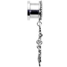 Load image into Gallery viewer, Green Gem Feather Dreamcatcher Screw Fit Tunnel Plug Set