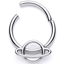 将图片加载到图库查看器,16G 3/8 Super Stellar Planet Saturn Hinged Segment Ring