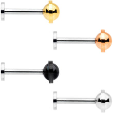 Load image into Gallery viewer, 16G 5/16 Multicolor Open Eye Internally Threaded Labret Set of 4