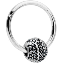 将图片加载到图库查看器,16G 3/8 Tiny Texture Pattern Bead Hinged Segment Ring