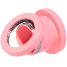Load image into Gallery viewer, Sweet Pastel Pink Screw Fit Tunnel Plug Set 16G to 19mm