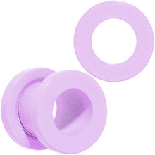 Load image into Gallery viewer, Sweet Pastel Purple Screw Fit Tunnel Plug Set 16G to 19mm