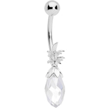 将图片加载到图库查看器,Clear Gem Pineapple Belly Ring Set of 4 Bonus Pack