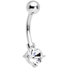 Load image into Gallery viewer, Clear Gem Gold Tone Pineapple Belly Ring Set of 4 Bonus Pack