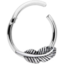 将图片加载到图库查看器,16G 3/8 Southwestern Feather Hinged Segment Ring
