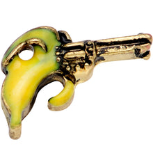 Load image into Gallery viewer, 16G 1/4 Gold Tone Banana Peel Gun Cartilage Tragus Earring