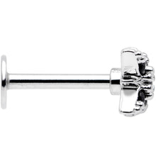 将图片加载到图库查看器,16G 5/16 Black Gem Compass Star Labret Monroe Tragus