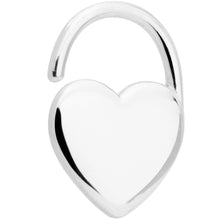 将图片加载到图库查看器,16G 5/16 Padlock Heart Closure Ring
